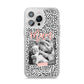 Polka Dot Mum iPhone 14 Pro Max Glitter Tough Case Silver