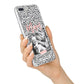 Polka Dot Mum iPhone 7 Plus Bumper Case on Silver iPhone Alternative Image