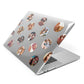 Polka Dot Photo Montage Upload Apple MacBook Case Side View