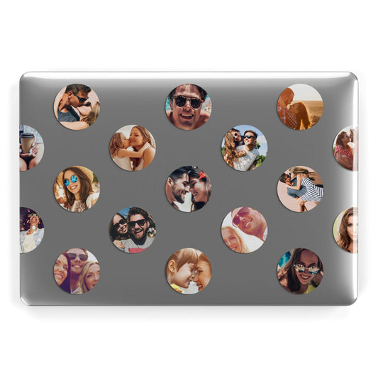 Polka Dot Photo Montage Upload Apple MacBook Case