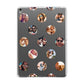 Polka Dot Photo Montage Upload Apple iPad Grey Case