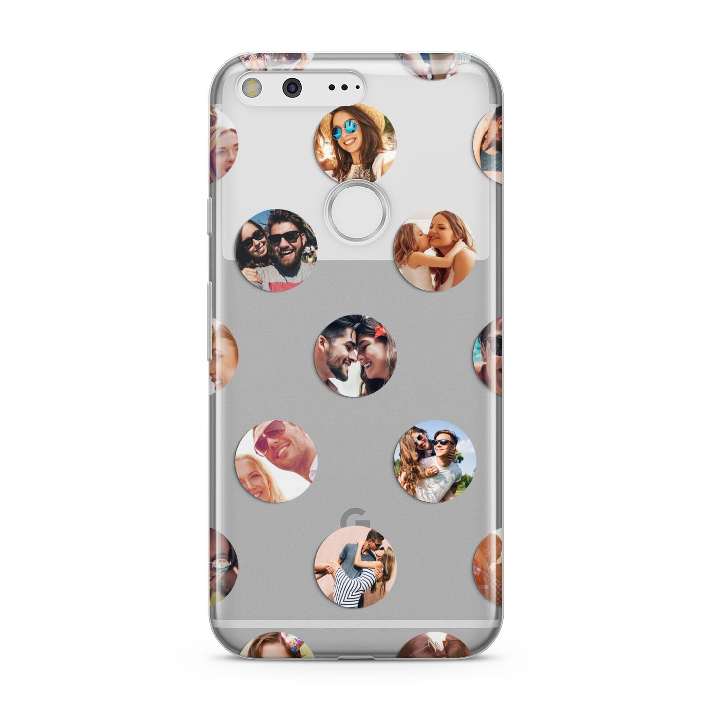 Polka Dot Photo Montage Upload Google Pixel Case