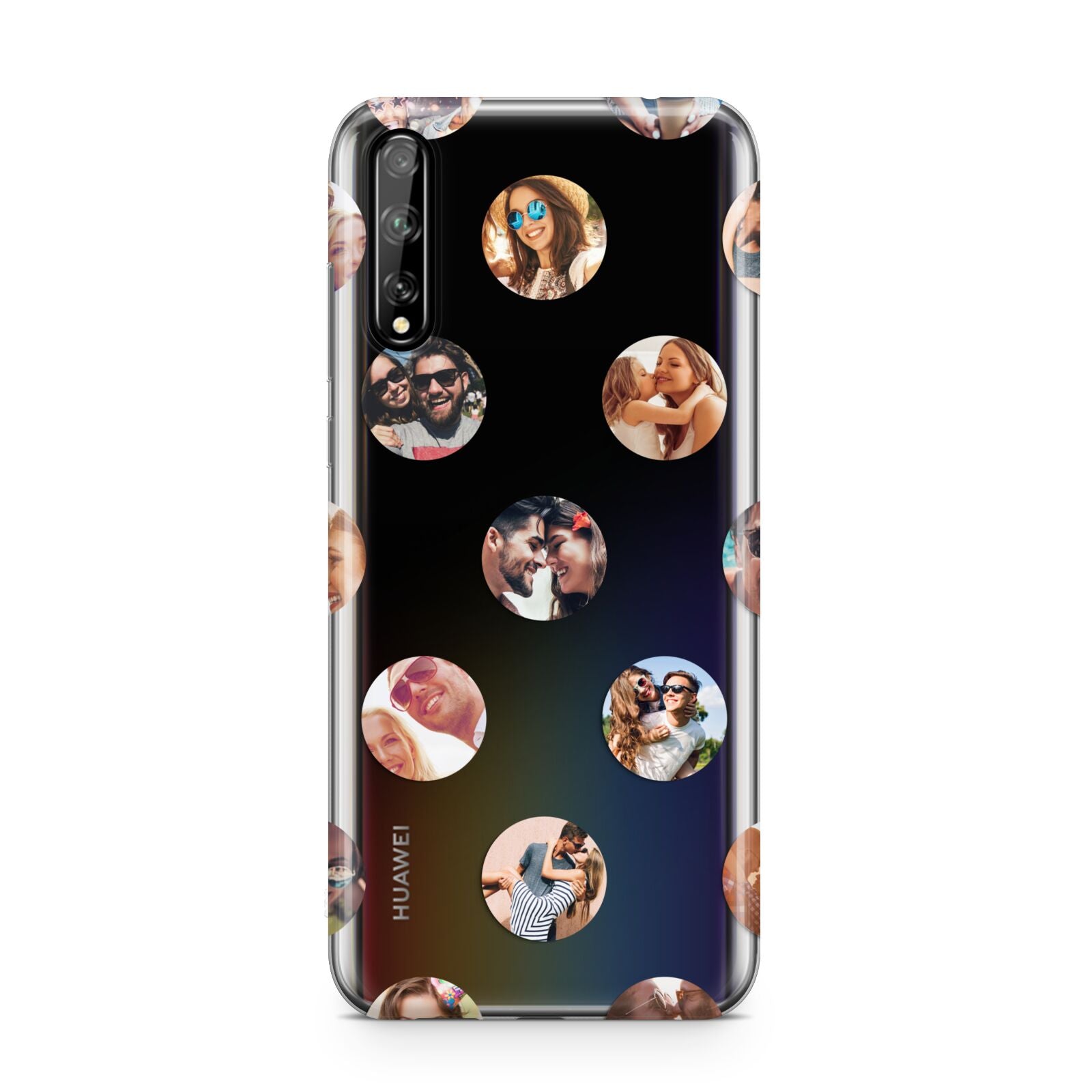 Polka Dot Photo Montage Upload Huawei Enjoy 10s Phone Case