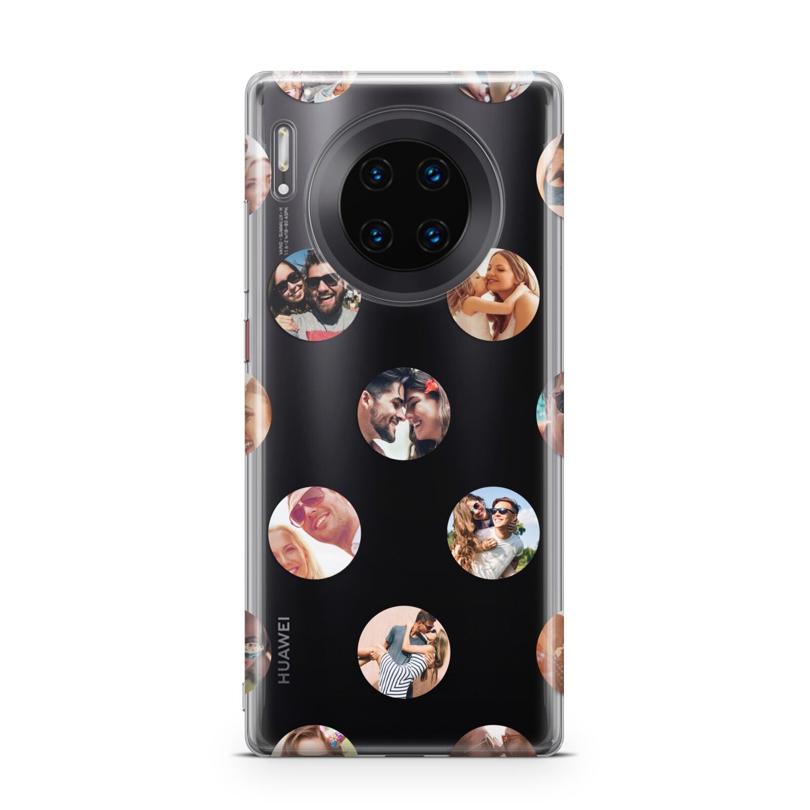 Polka Dot Photo Montage Upload Huawei Mate 30 Pro Phone Case
