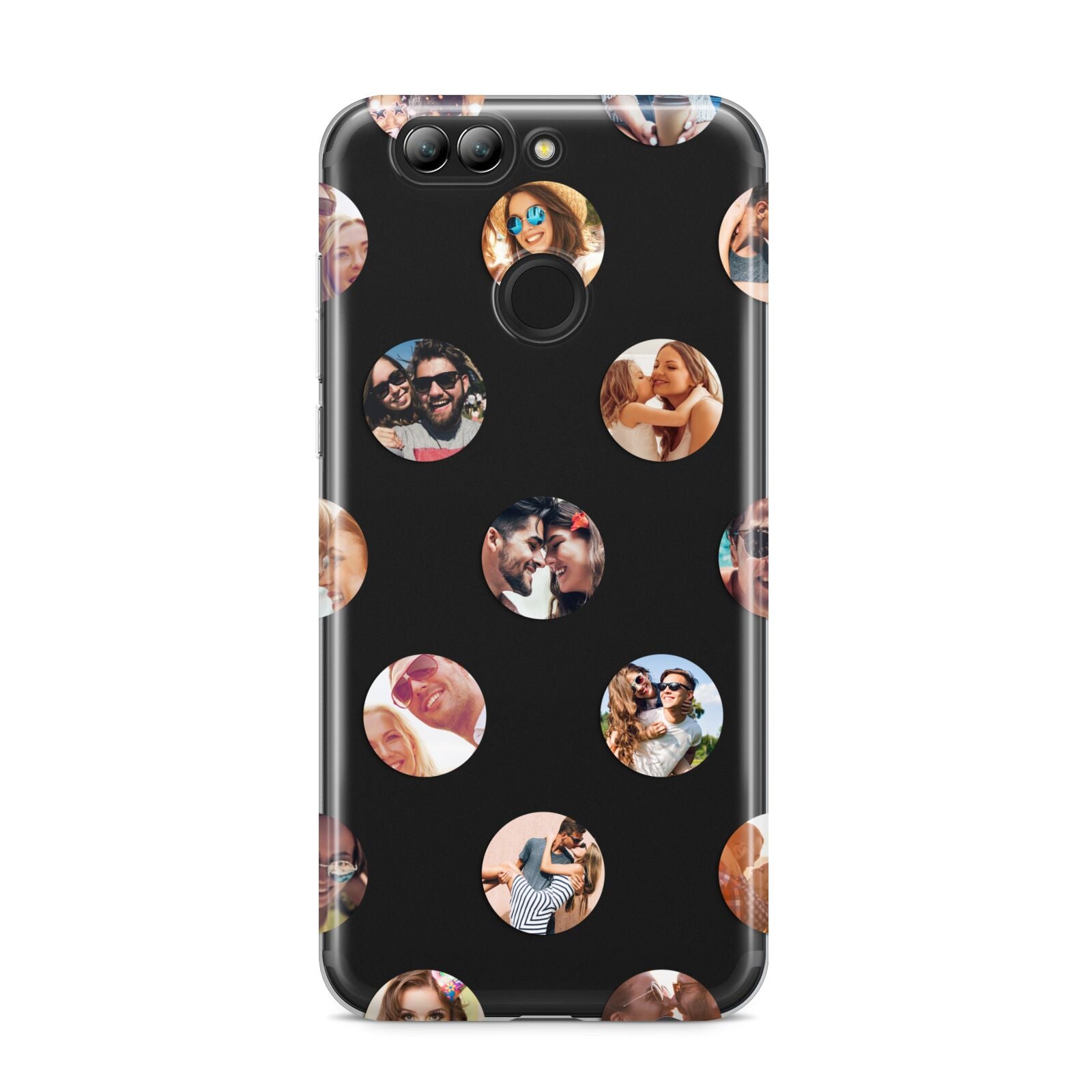Polka Dot Photo Montage Upload Huawei Nova 2s Phone Case