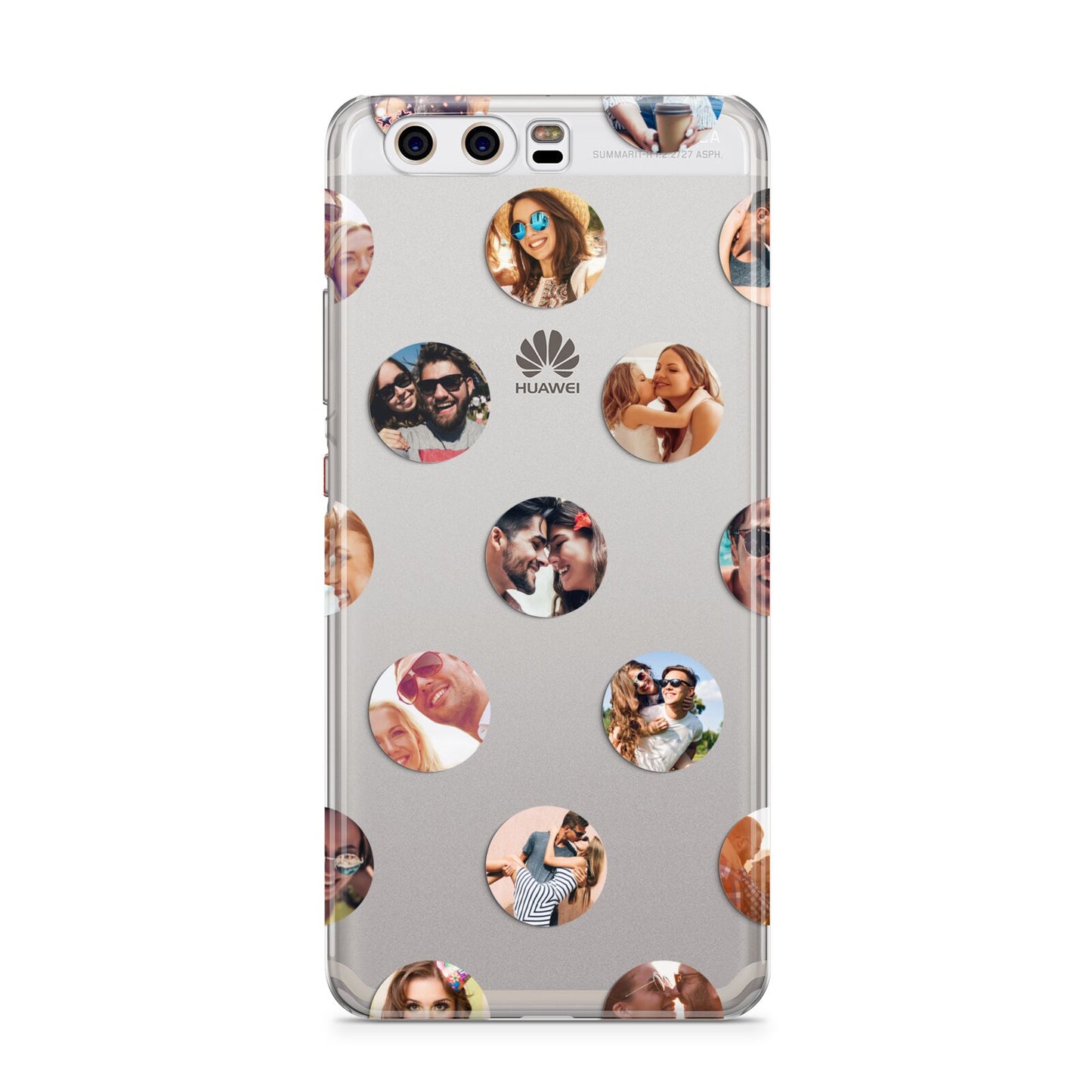 Polka Dot Photo Montage Upload Huawei P10 Phone Case