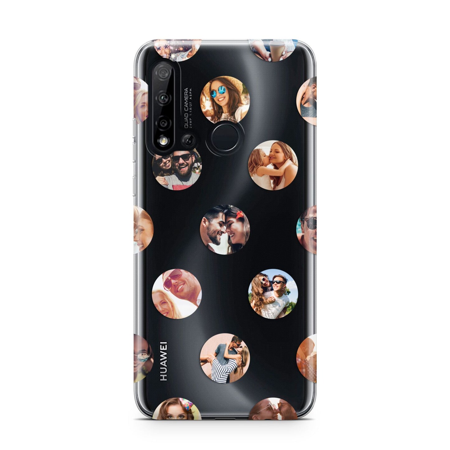Polka Dot Photo Montage Upload Huawei P20 Lite 5G Phone Case