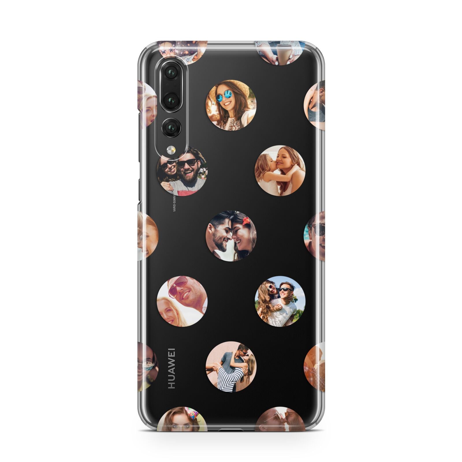 Polka Dot Photo Montage Upload Huawei P20 Pro Phone Case