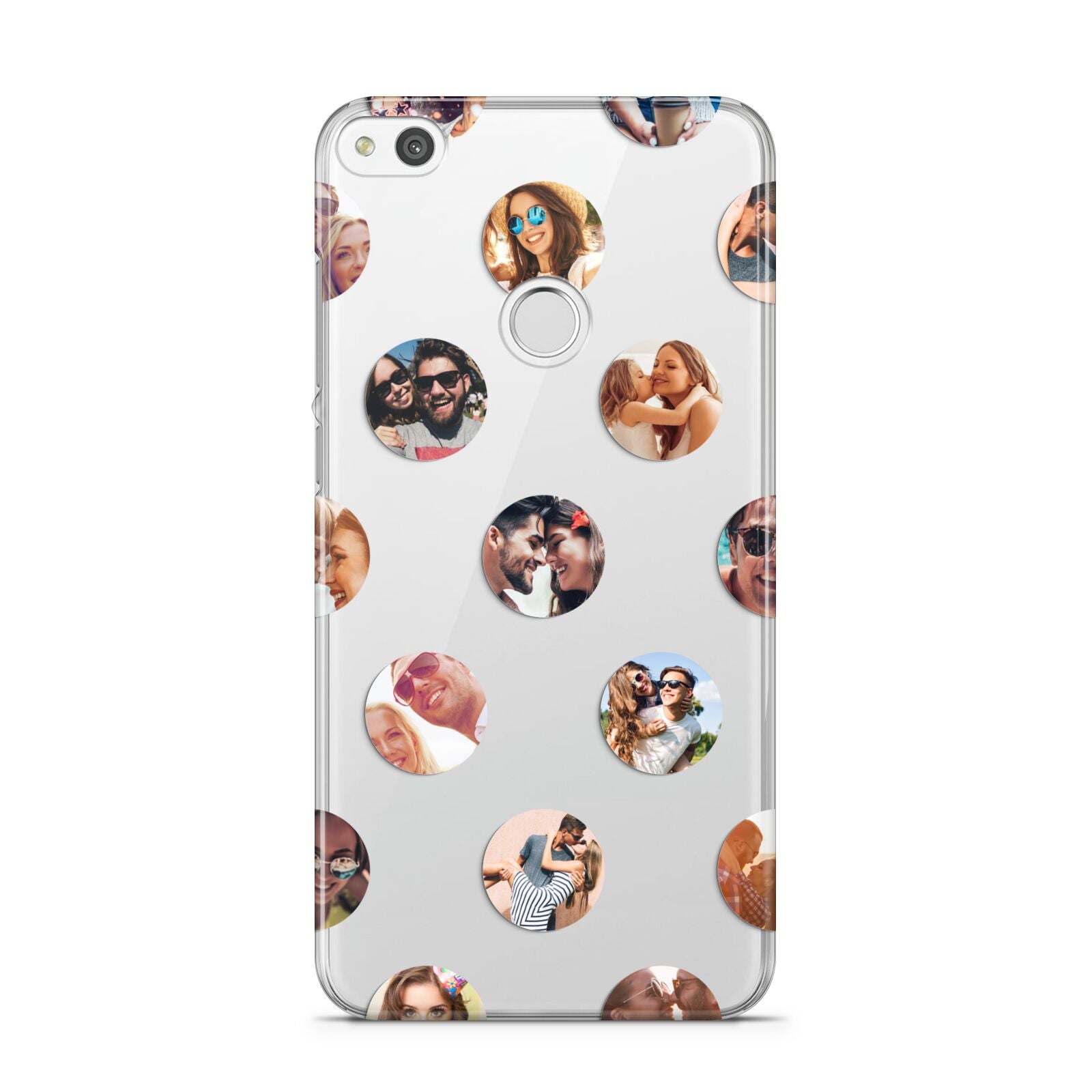 Polka Dot Photo Montage Upload Huawei P8 Lite Case