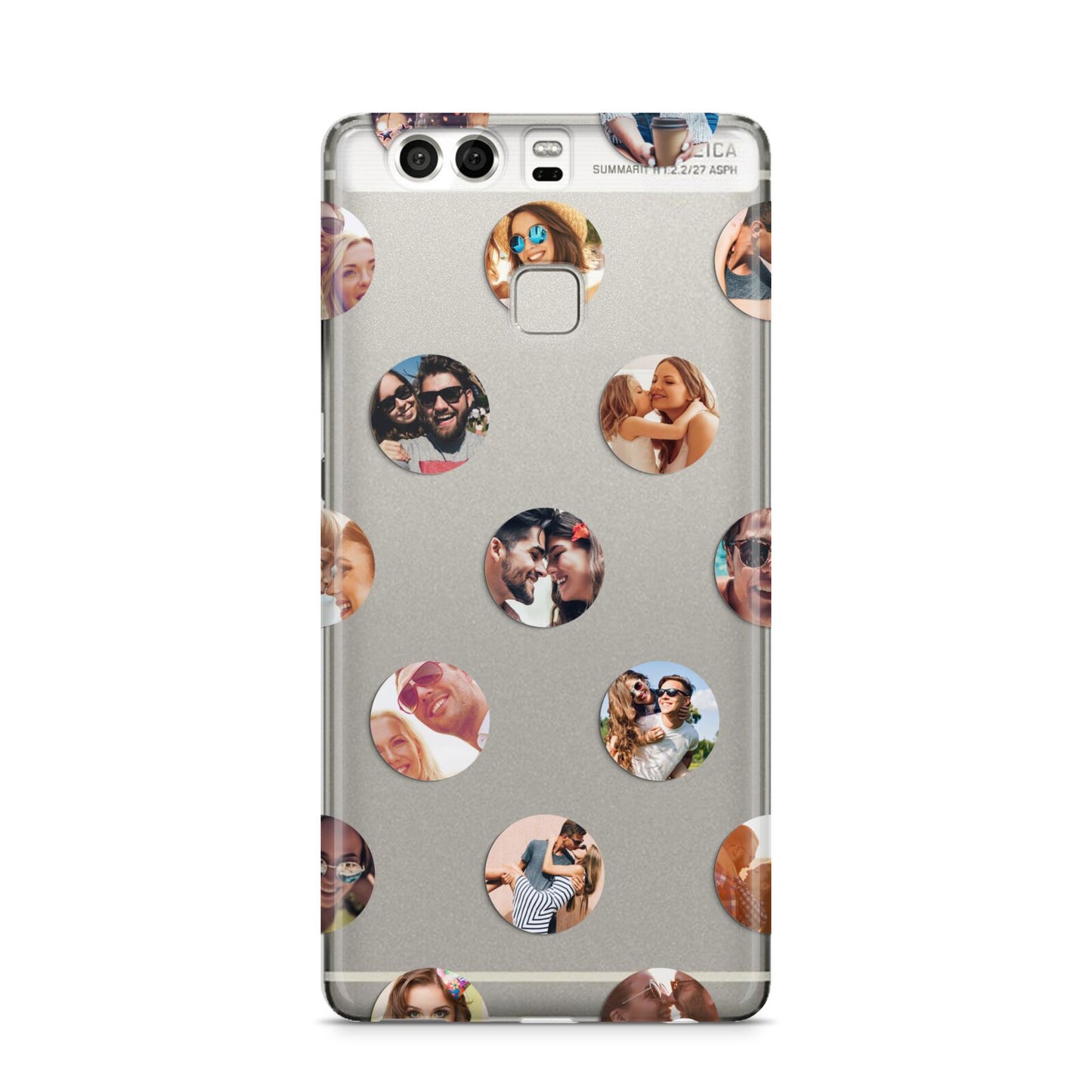 Polka Dot Photo Montage Upload Huawei P9 Case