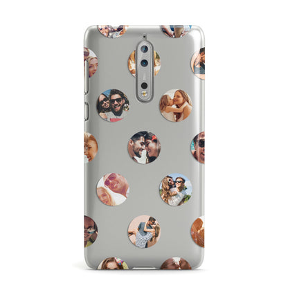 Polka Dot Photo Montage Upload Nokia Case