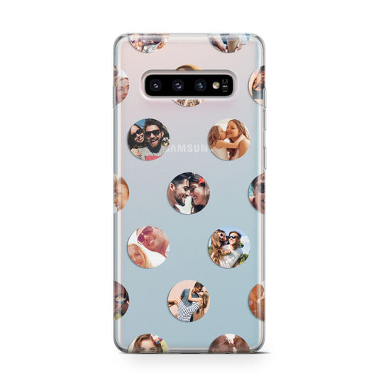 Polka Dot Photo Montage Upload Protective Samsung Galaxy Case