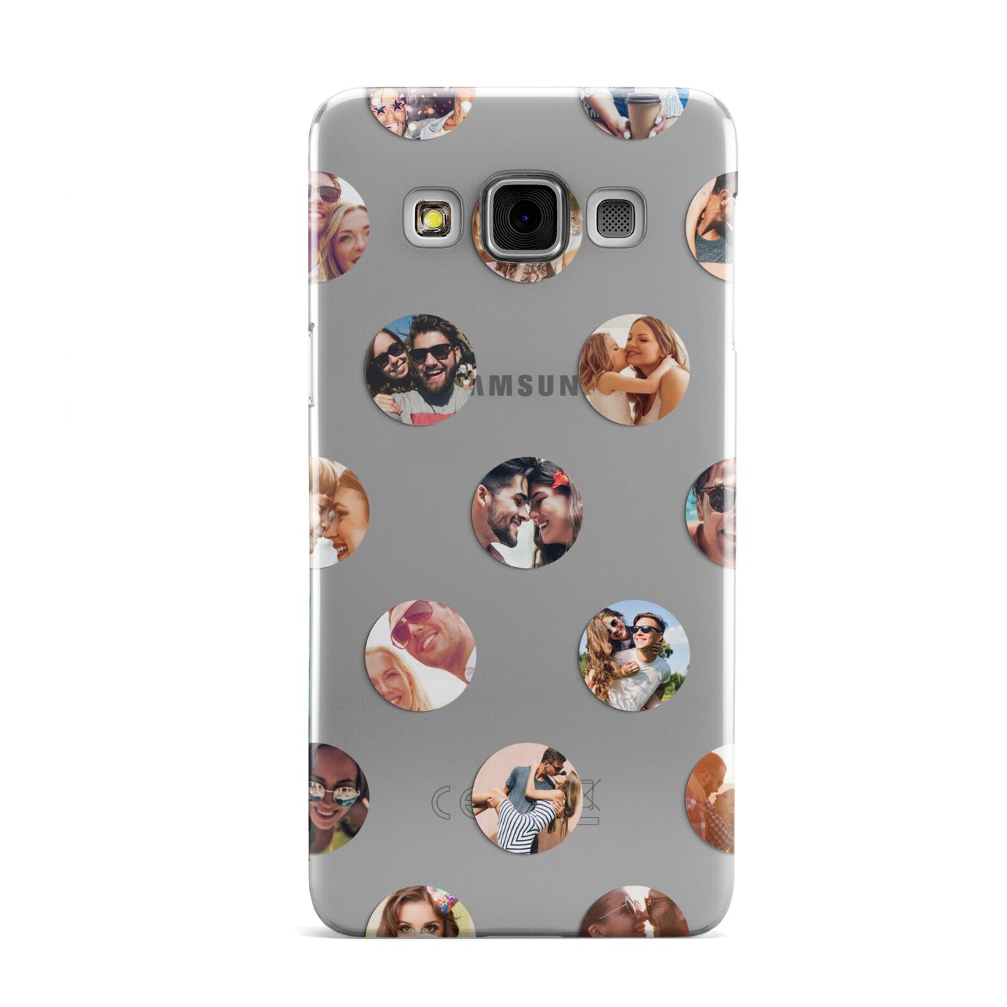 Polka Dot Photo Montage Upload Samsung Galaxy A3 Case