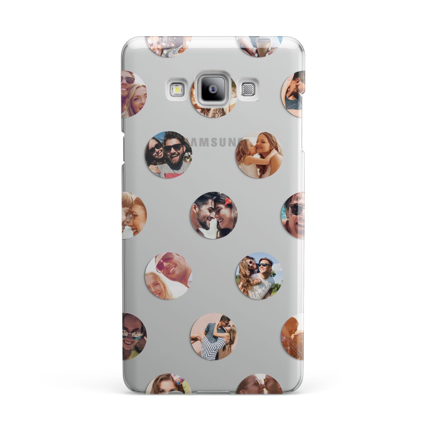 Polka Dot Photo Montage Upload Samsung Galaxy A7 2015 Case