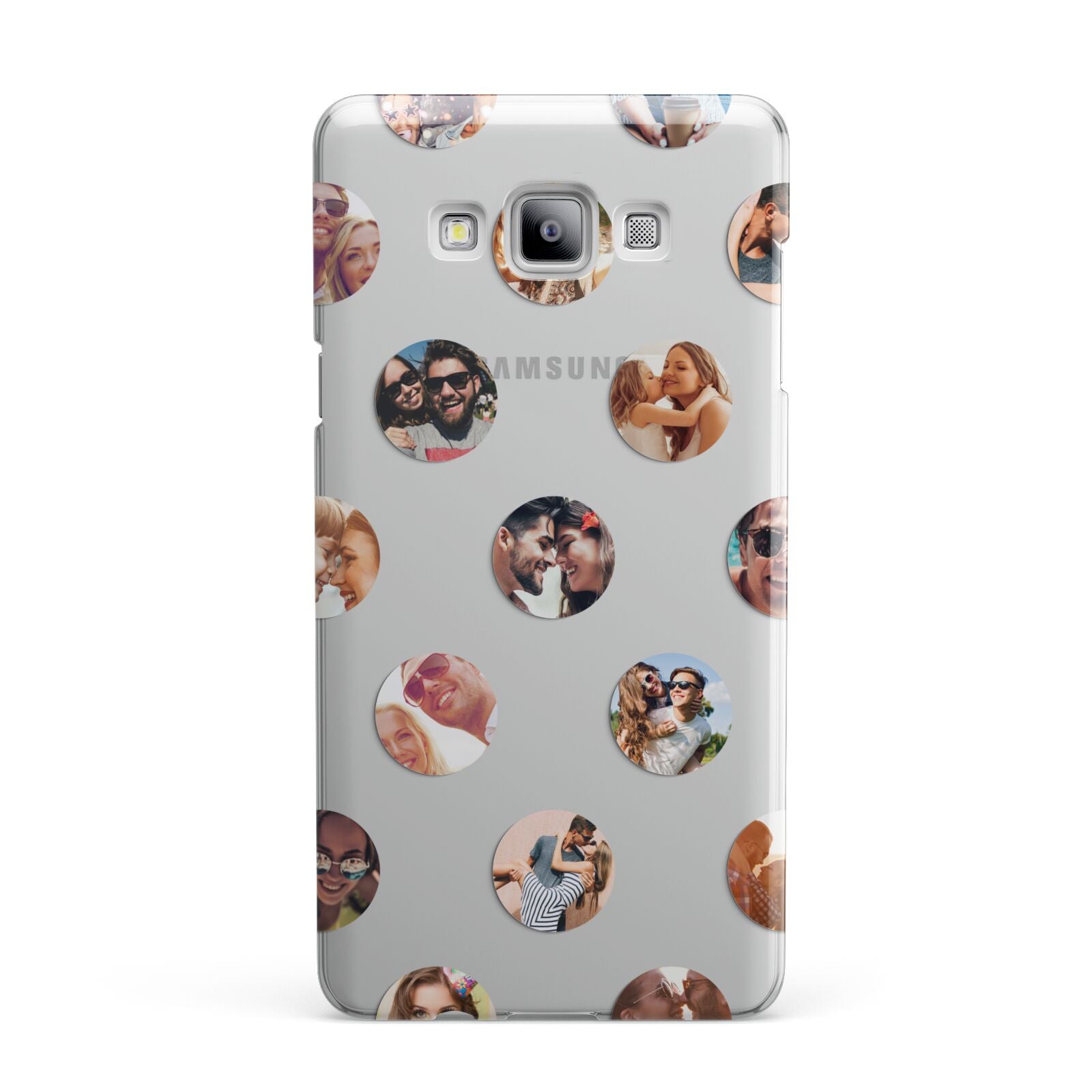 Polka Dot Photo Montage Upload Samsung Galaxy A7 2015 Case