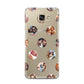 Polka Dot Photo Montage Upload Samsung Galaxy A7 2016 Case on gold phone