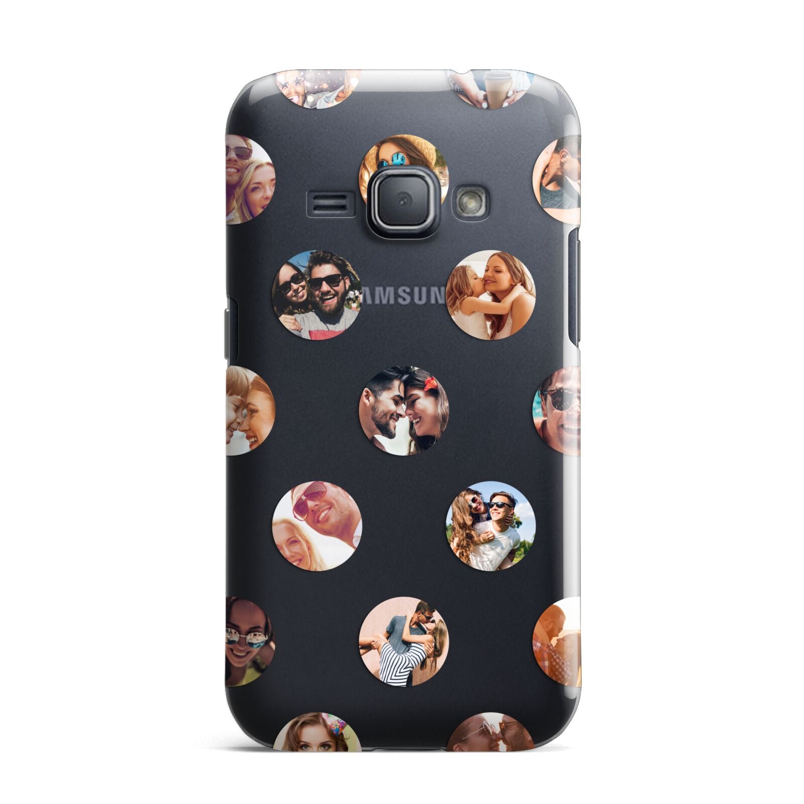 Polka Dot Photo Montage Upload Samsung Galaxy J1 2016 Case