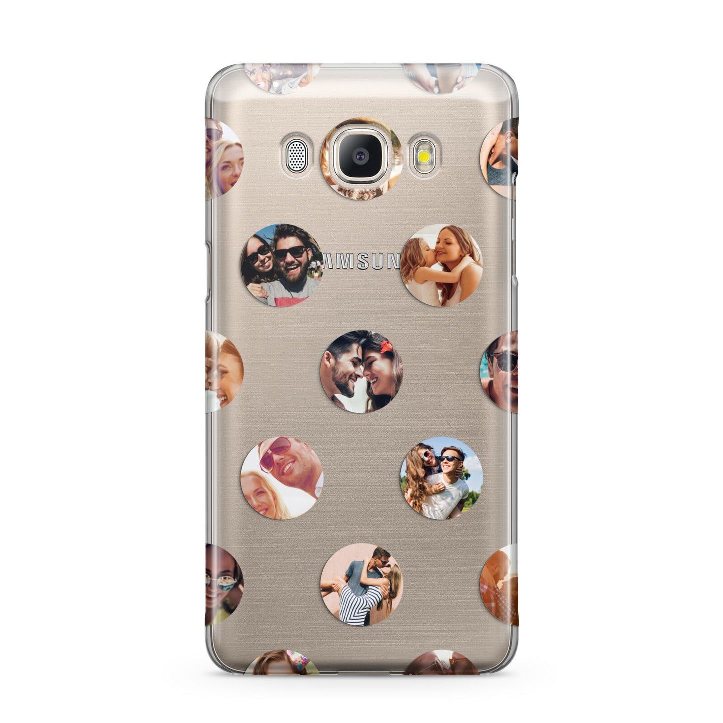 Polka Dot Photo Montage Upload Samsung Galaxy J5 2016 Case