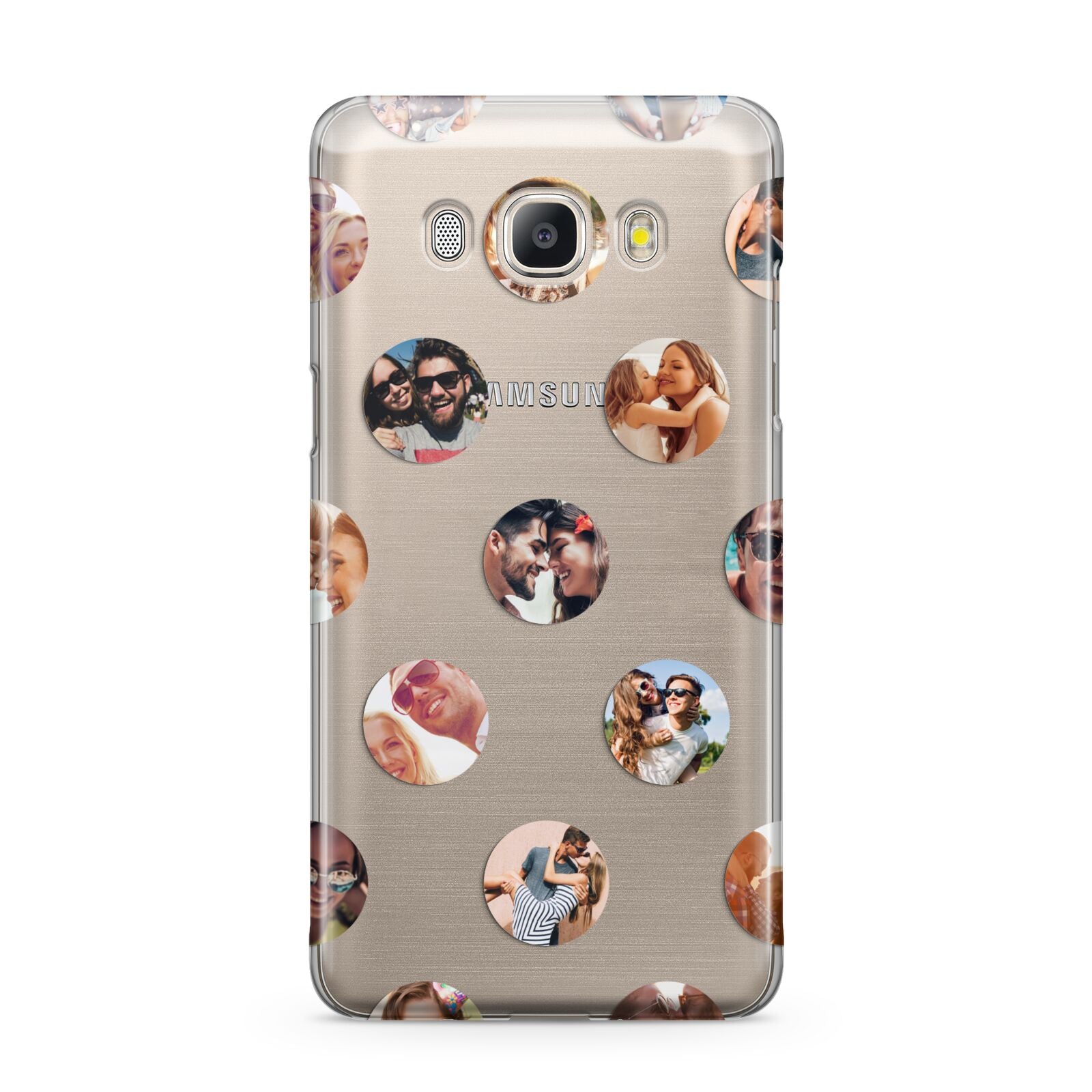 Polka Dot Photo Montage Upload Samsung Galaxy J5 2016 Case