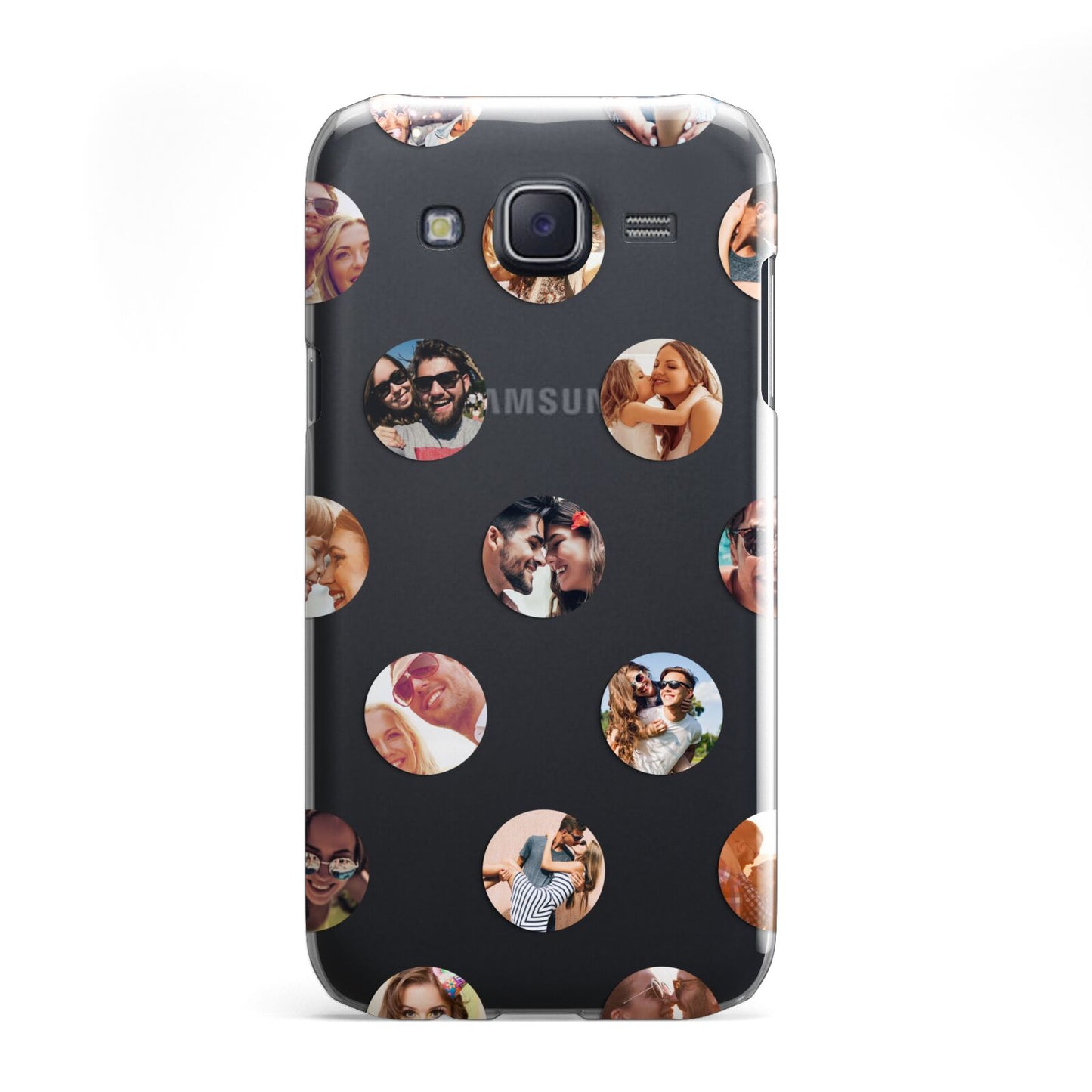 Polka Dot Photo Montage Upload Samsung Galaxy J5 Case