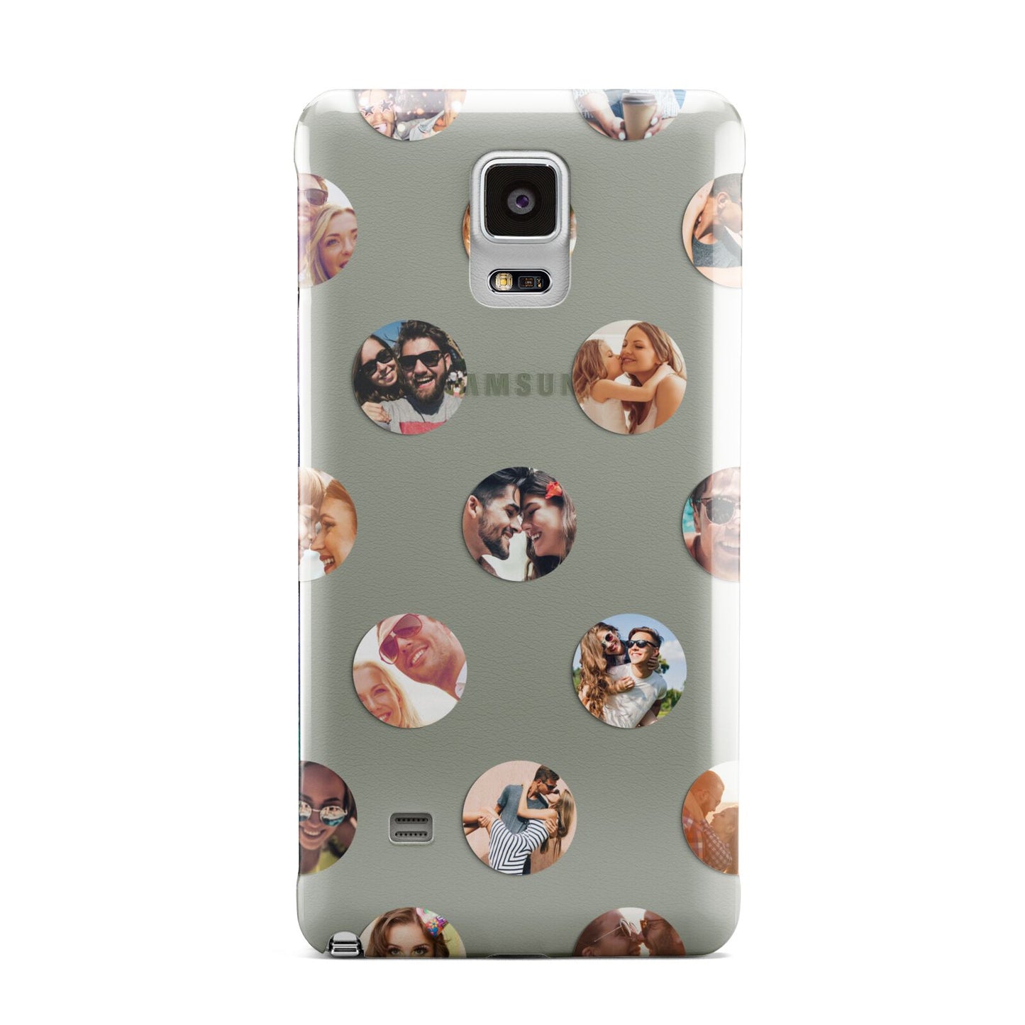 Polka Dot Photo Montage Upload Samsung Galaxy Note 4 Case