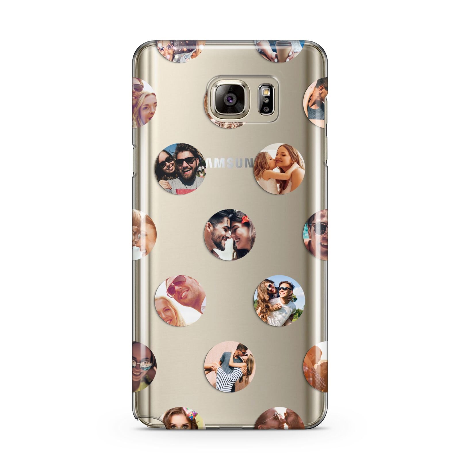 Polka Dot Photo Montage Upload Samsung Galaxy Note 5 Case