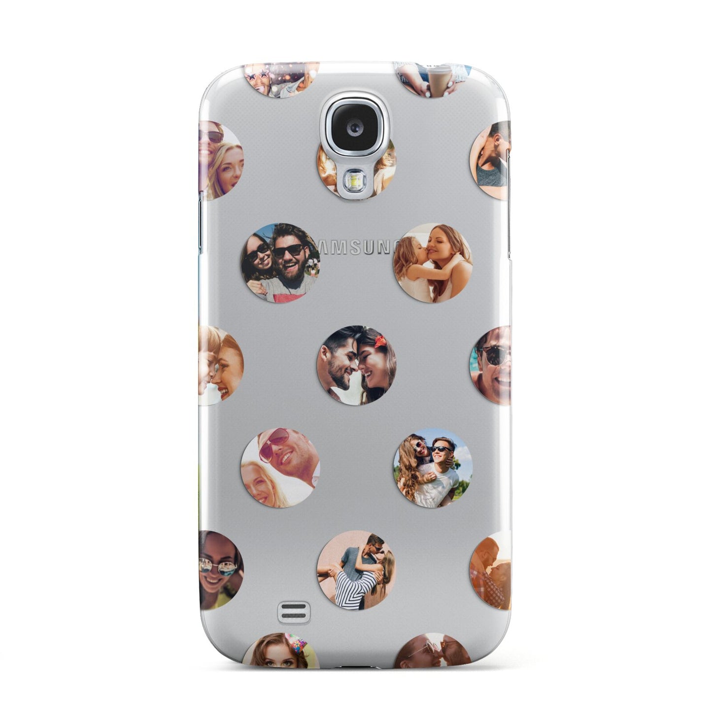 Polka Dot Photo Montage Upload Samsung Galaxy S4 Case