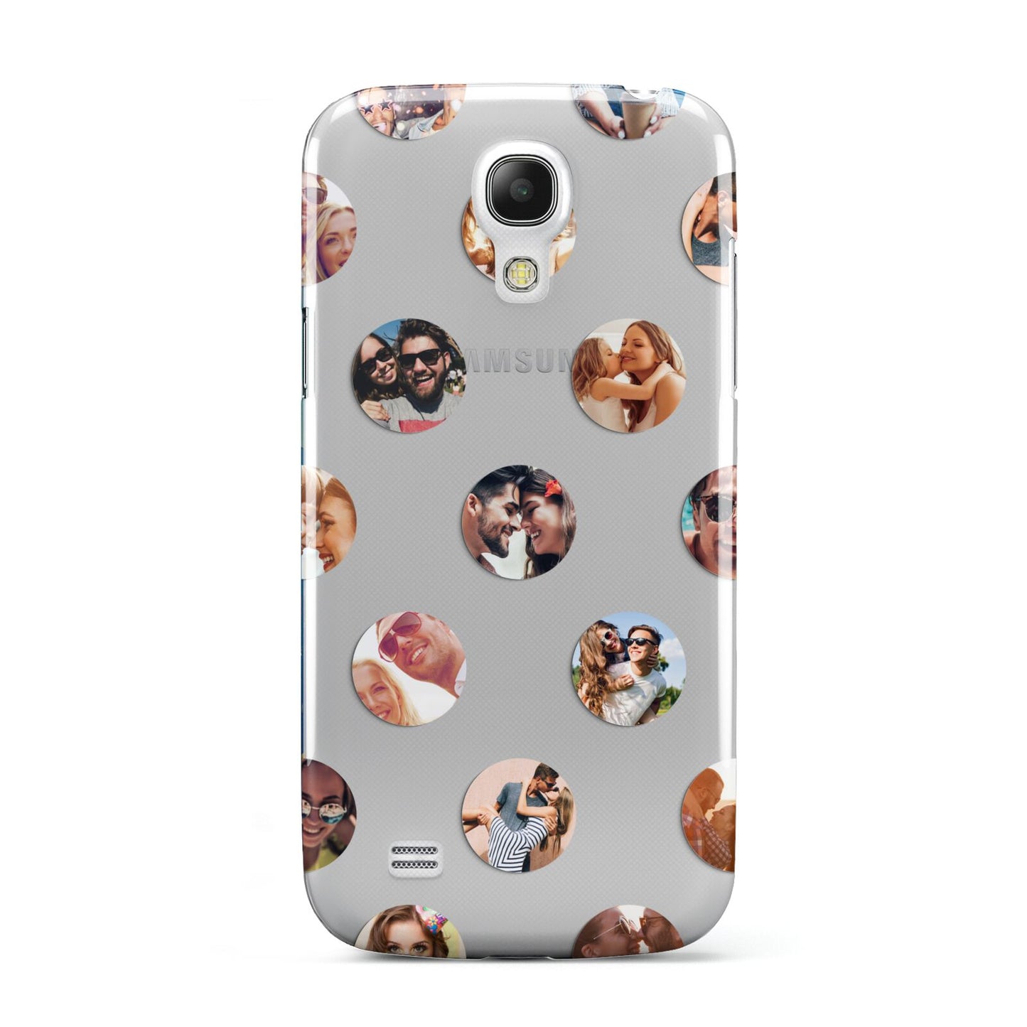 Polka Dot Photo Montage Upload Samsung Galaxy S4 Mini Case