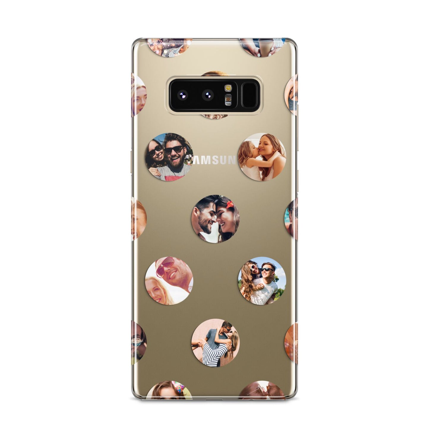 Polka Dot Photo Montage Upload Samsung Galaxy S8 Case