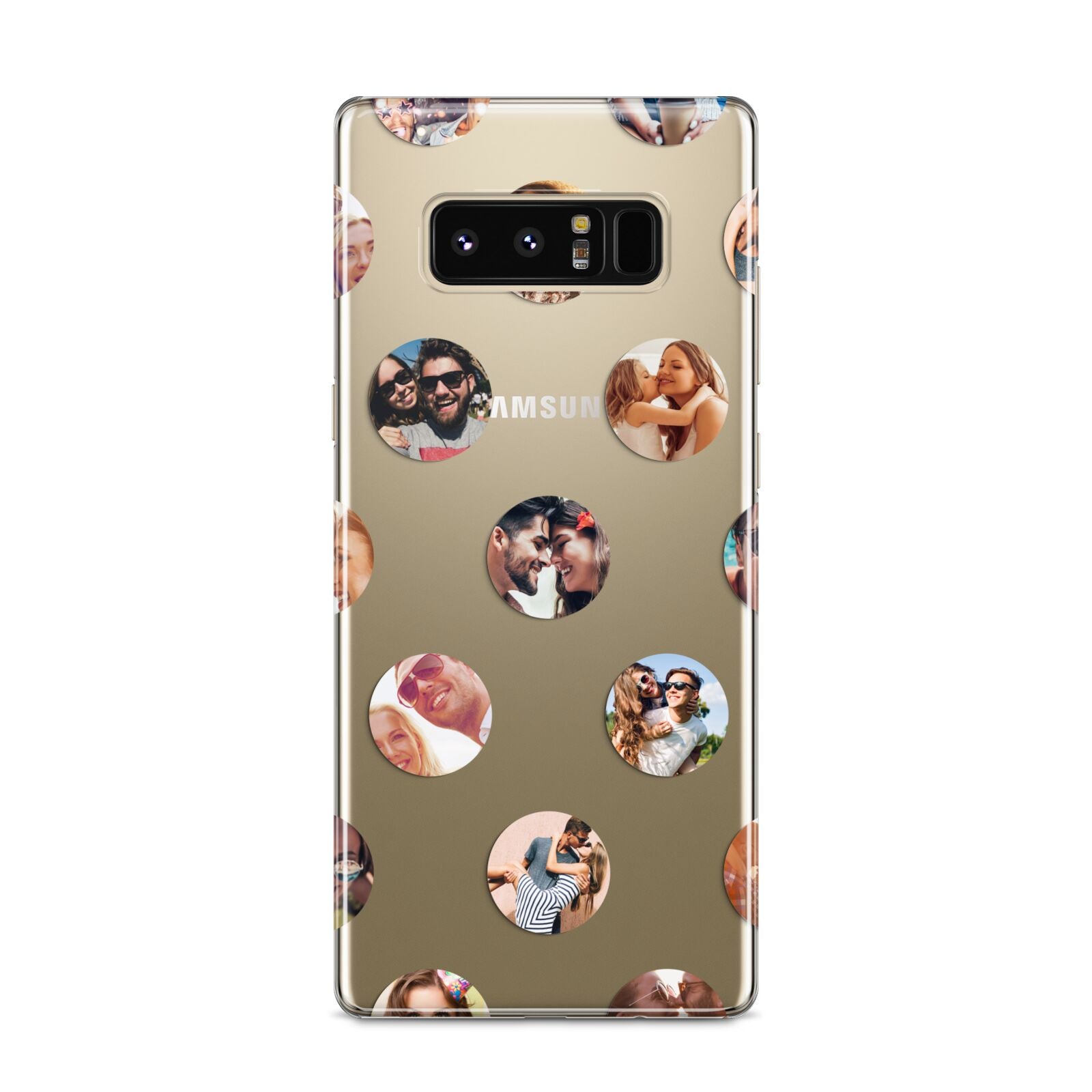 Polka Dot Photo Montage Upload Samsung Galaxy S8 Case