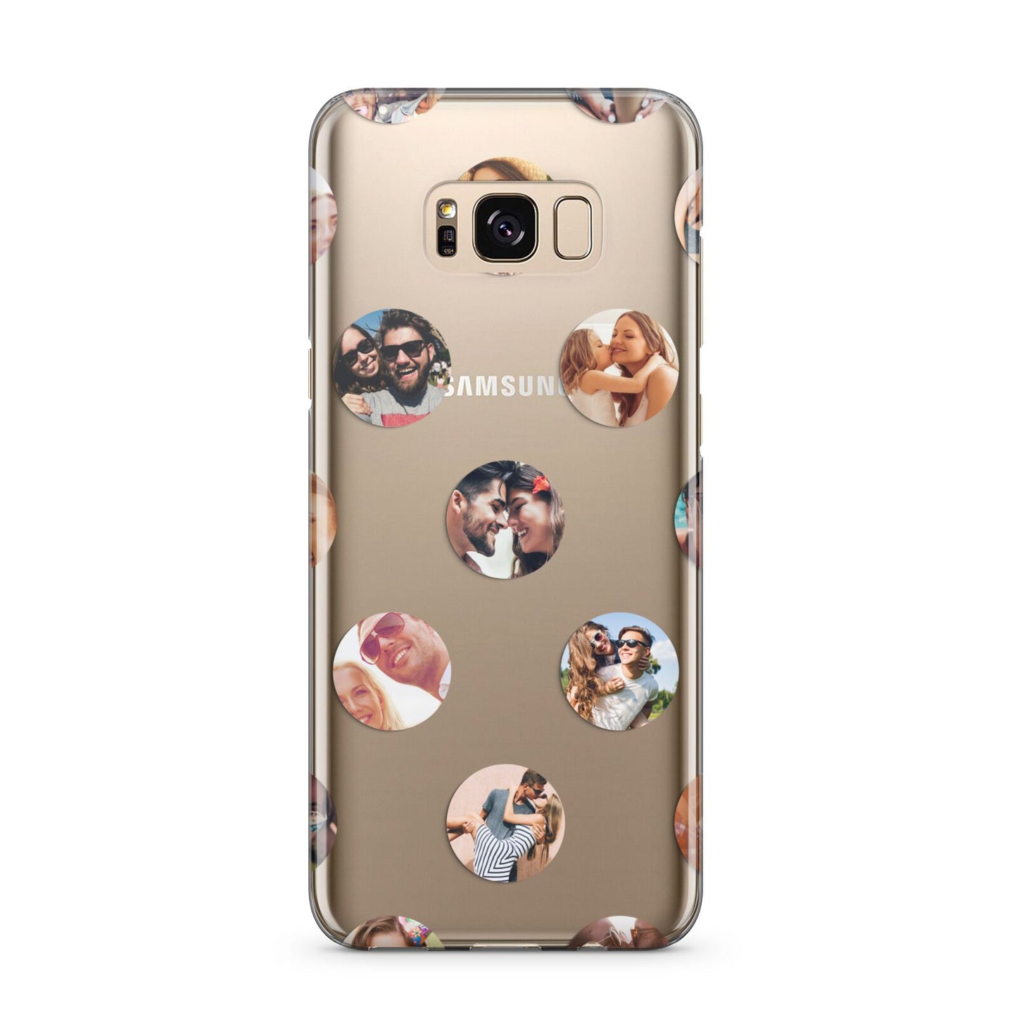 Polka Dot Photo Montage Upload Samsung Galaxy S8 Plus Case