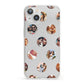 Polka Dot Photo Montage Upload iPhone 13 Clear Bumper Case