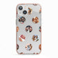 Polka Dot Photo Montage Upload iPhone 13 TPU Impact Case with Pink Edges