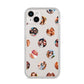 Polka Dot Photo Montage Upload iPhone 14 Plus Clear Tough Case Starlight