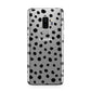 Polka Dot Samsung Galaxy S9 Plus Case on Silver phone