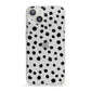 Polka Dot iPhone 13 Clear Bumper Case