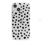 Polka Dot iPhone 13 Mini Clear Bumper Case