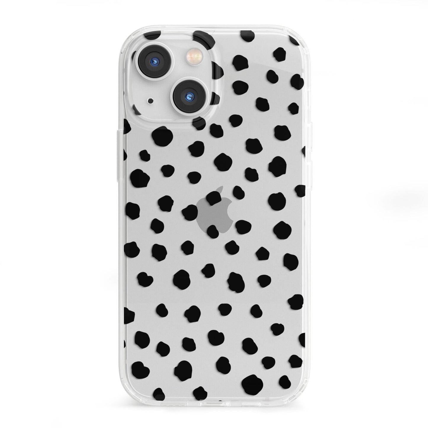 Polka Dot iPhone 13 Mini Clear Bumper Case