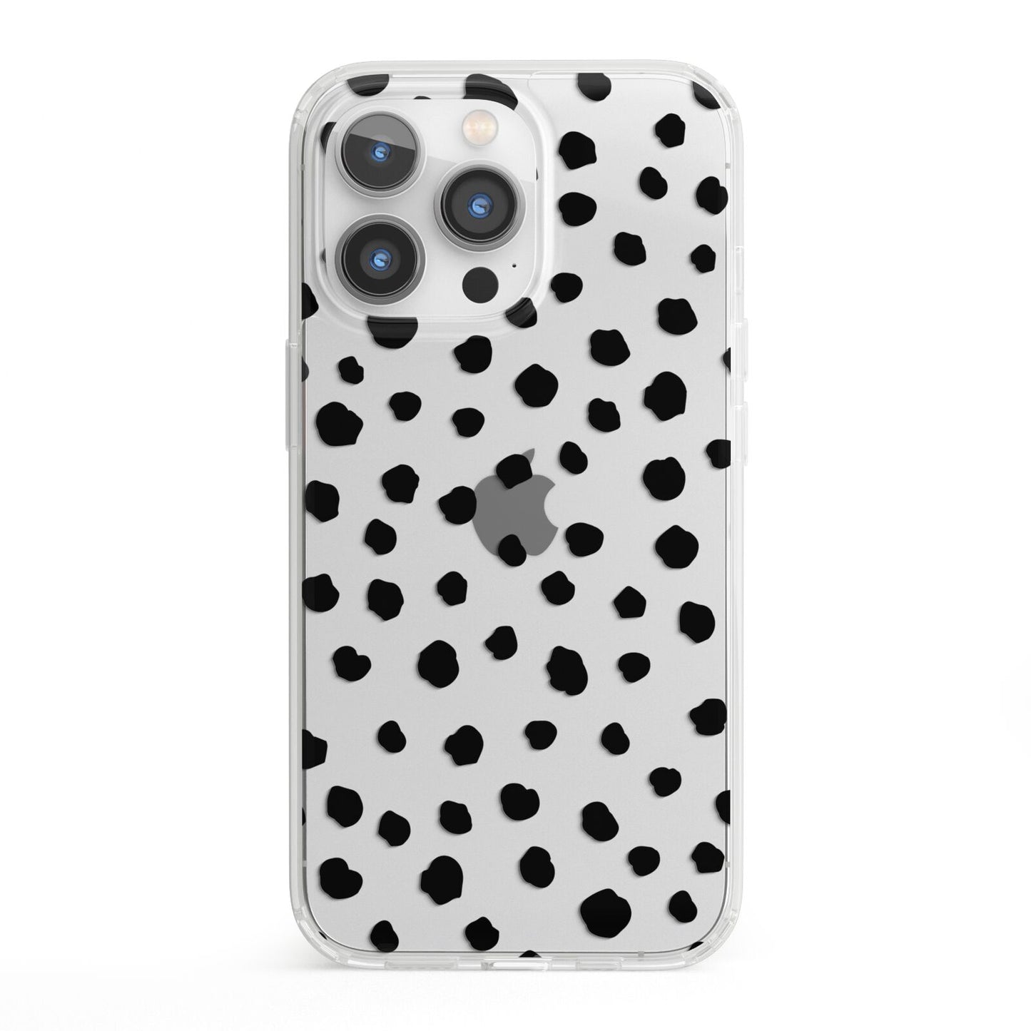 Polka Dot iPhone 13 Pro Clear Bumper Case