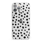 Polka Dot iPhone 13 Pro Max Clear Bumper Case