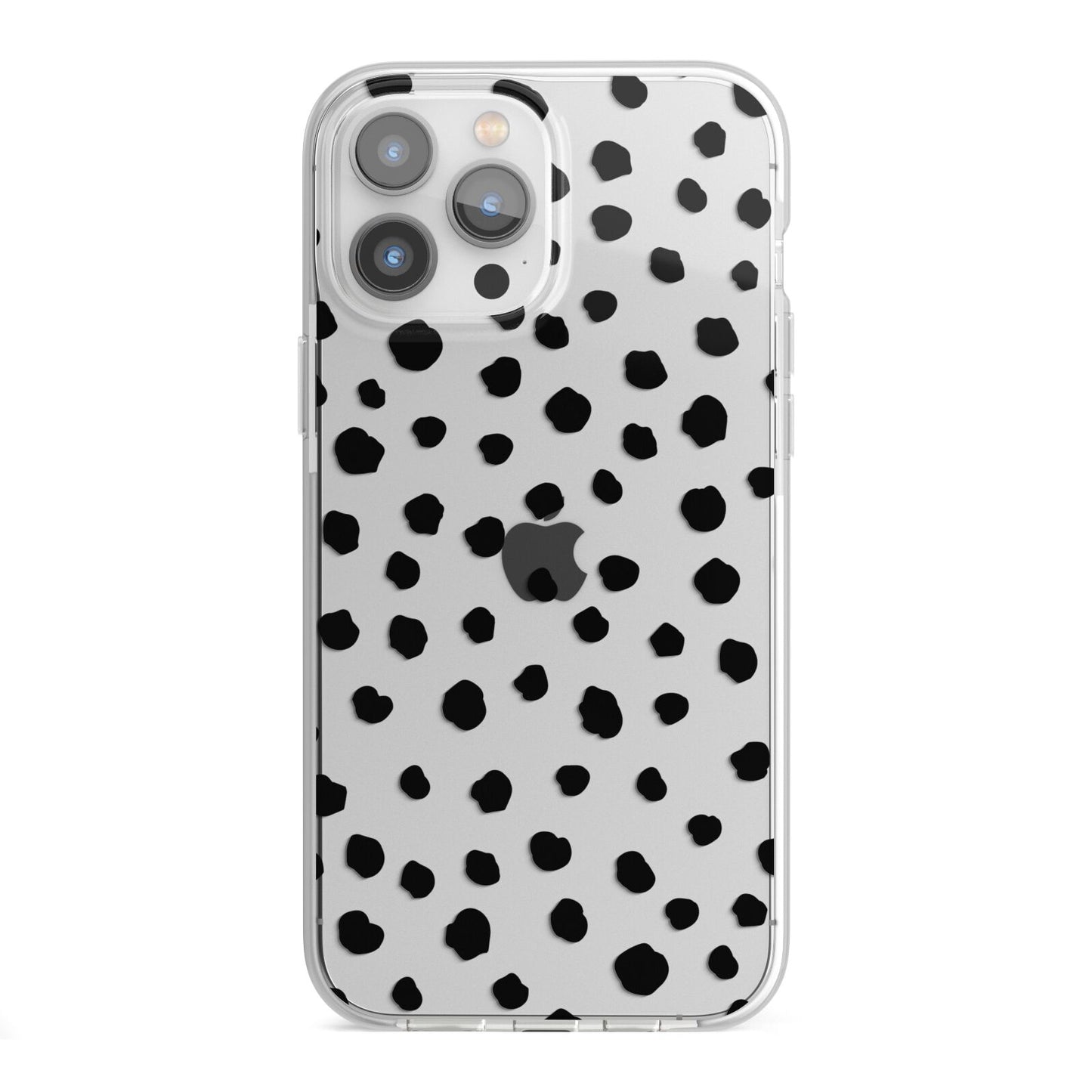 Polka Dot iPhone 13 Pro Max TPU Impact Case with White Edges