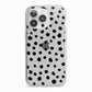 Polka Dot iPhone 13 Pro TPU Impact Case with White Edges
