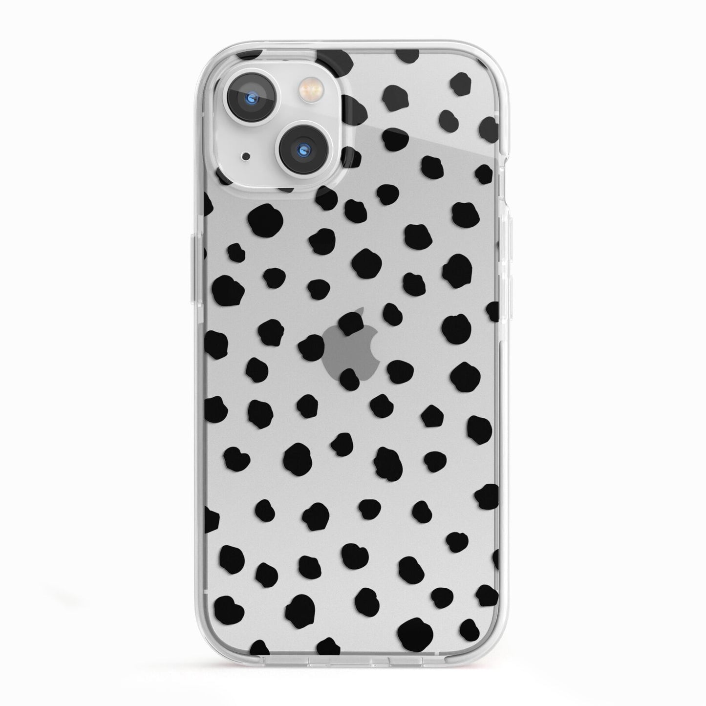 Polka Dot iPhone 13 TPU Impact Case with White Edges