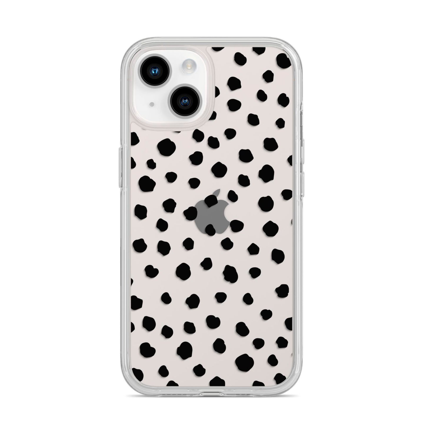 Polka Dot iPhone 14 Clear Tough Case Starlight