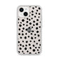 Polka Dot iPhone 14 Glitter Tough Case Starlight