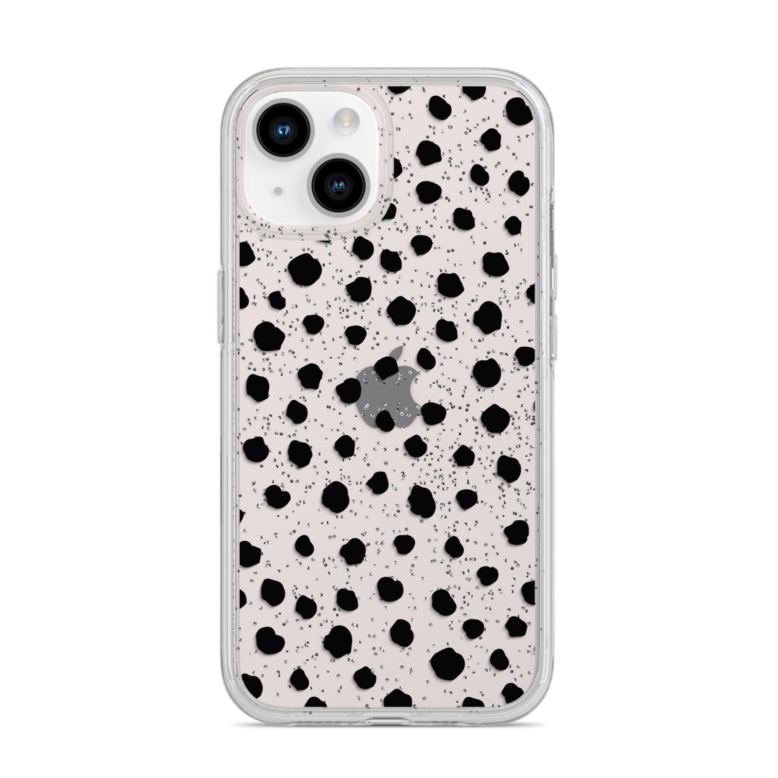 Polka Dot iPhone 14 Glitter Tough Case Starlight