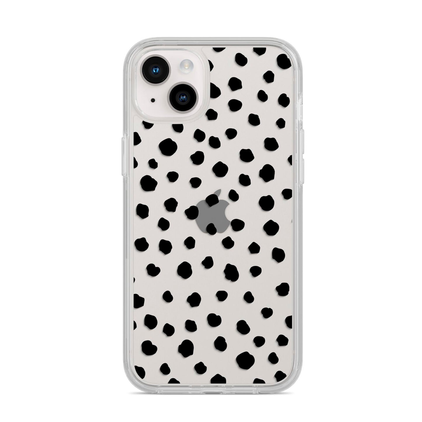 Polka Dot iPhone 14 Plus Clear Tough Case Starlight