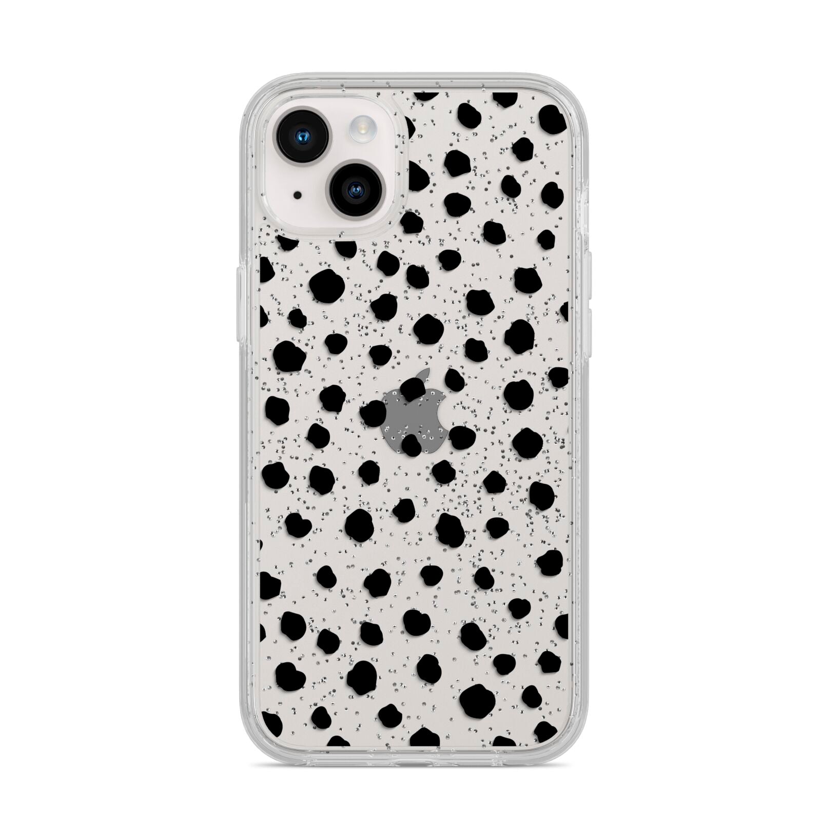 Polka Dot iPhone 14 Plus Glitter Tough Case Starlight