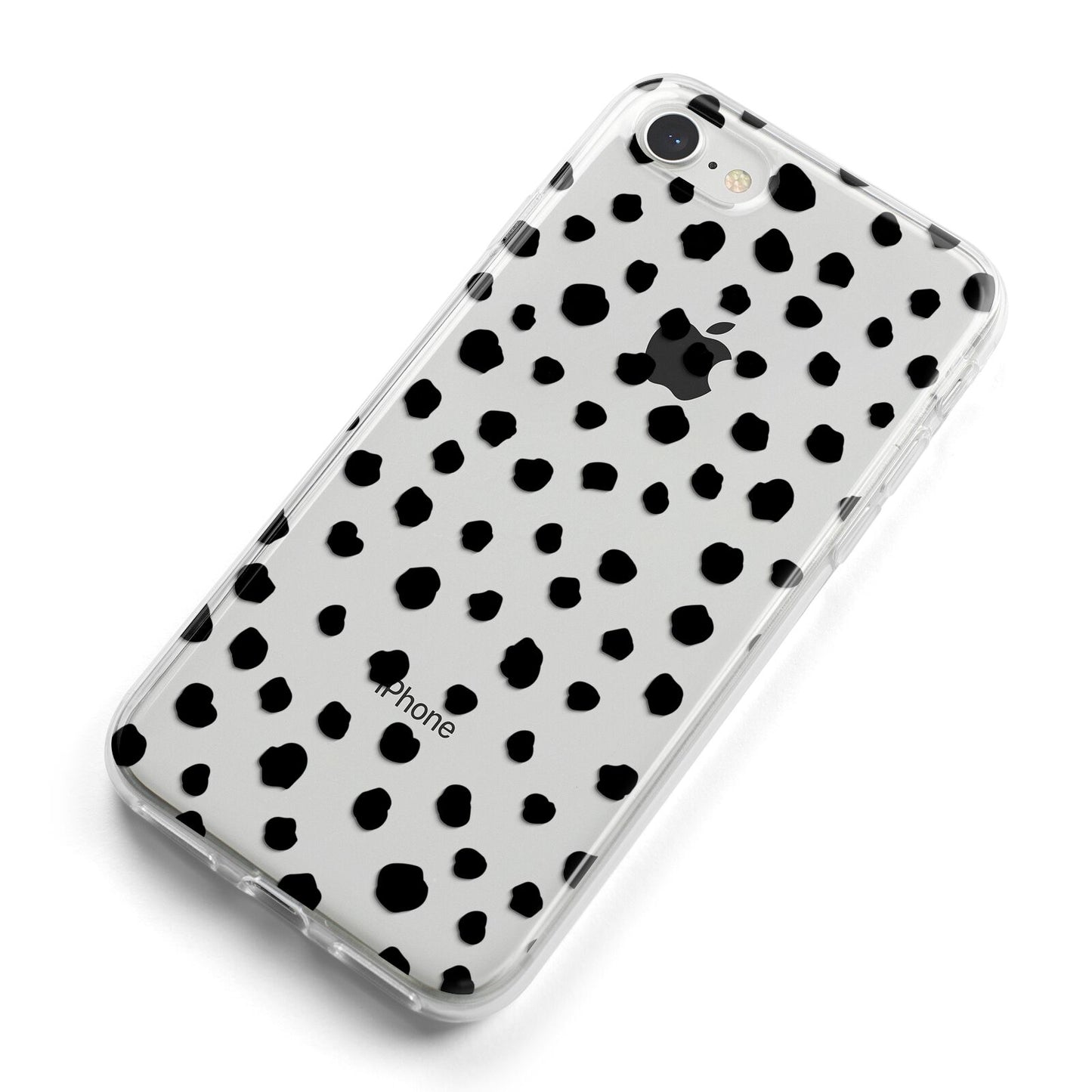 Polka Dot iPhone 8 Bumper Case on Silver iPhone Alternative Image