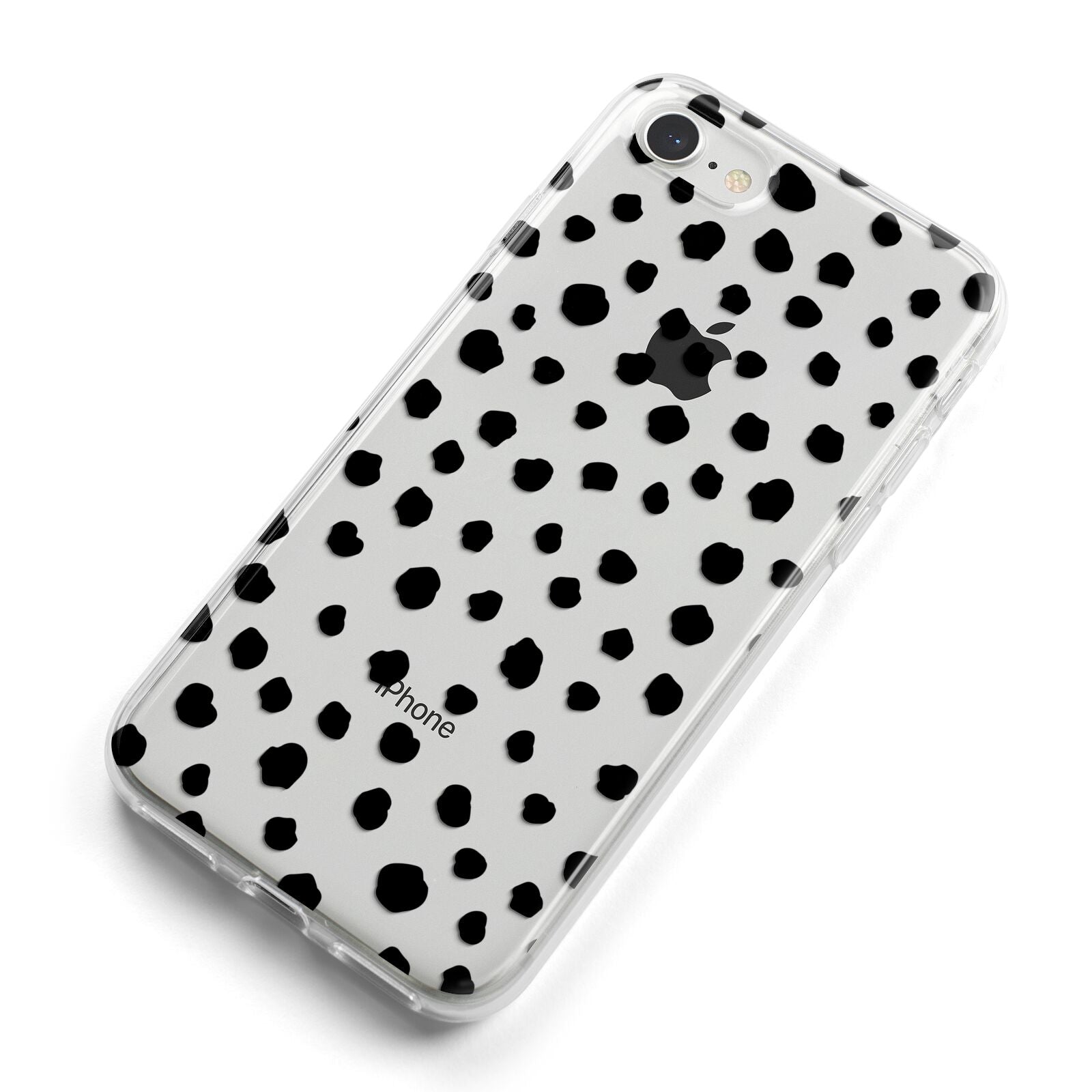 Polka Dot iPhone 8 Bumper Case on Silver iPhone Alternative Image